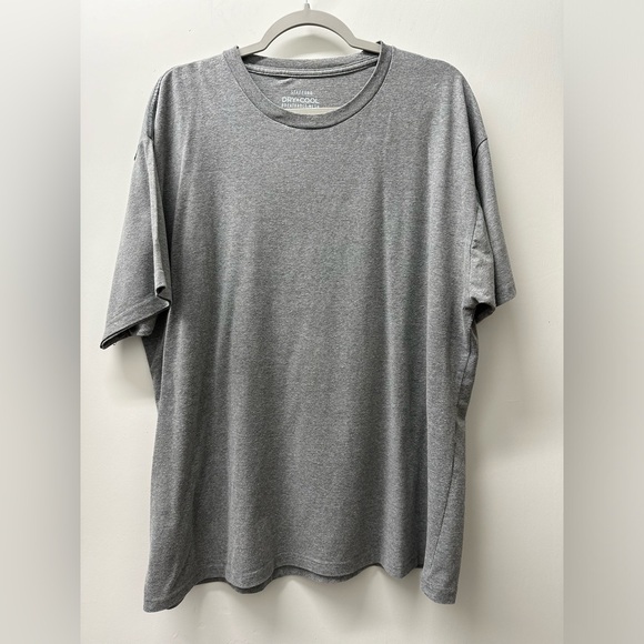 STAFFORD DRY + COOL Breathable Mesh Men’s XXL Crew Neck Gray Short Sleeved Shirt - Picture 2 of 6